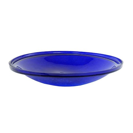 Achla Designs Achla CGB-14CB 14 in. Cobalt Blue Crackle Glass Bowl CGB-14CB